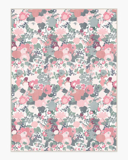 Parchment Shadow Pink Rug by Liberty