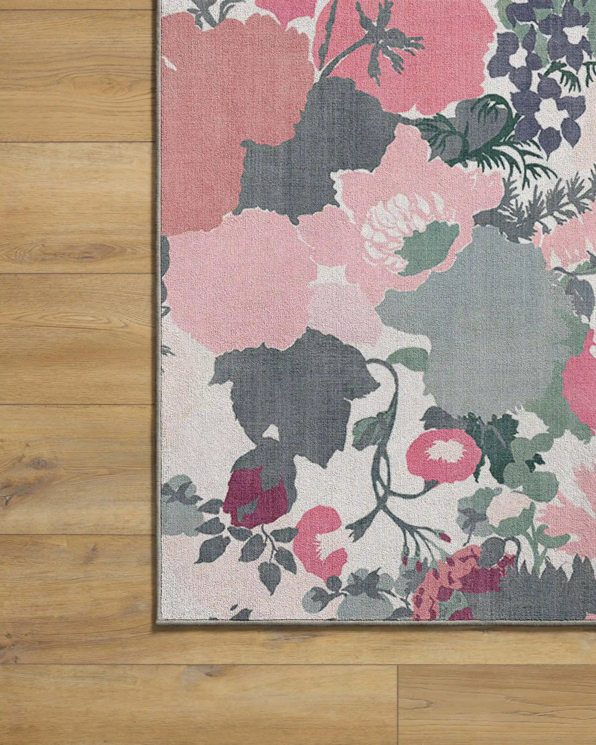 Parchment Shadow Pink Rug by Liberty