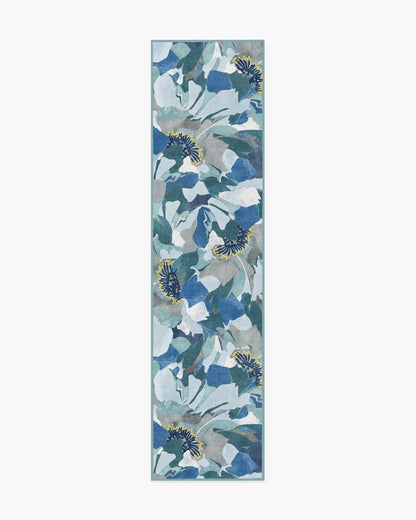 Peony Promenade Slate Blue Rug by Liberty