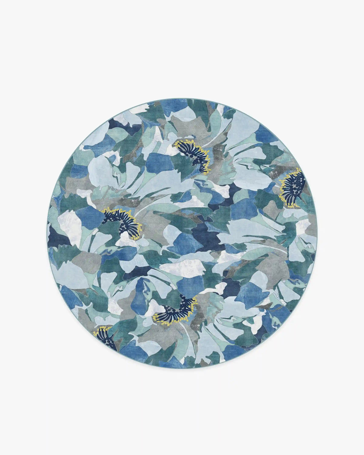 Peony Promenade Slate Blue Rug by Liberty