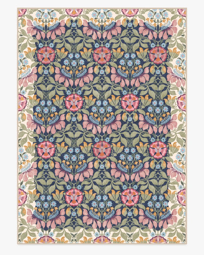 Persephone Midnight & Cream Rug by Liberty