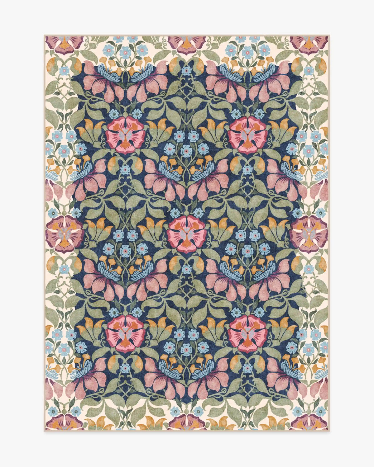 Persephone Midnight & Cream Rug by Liberty