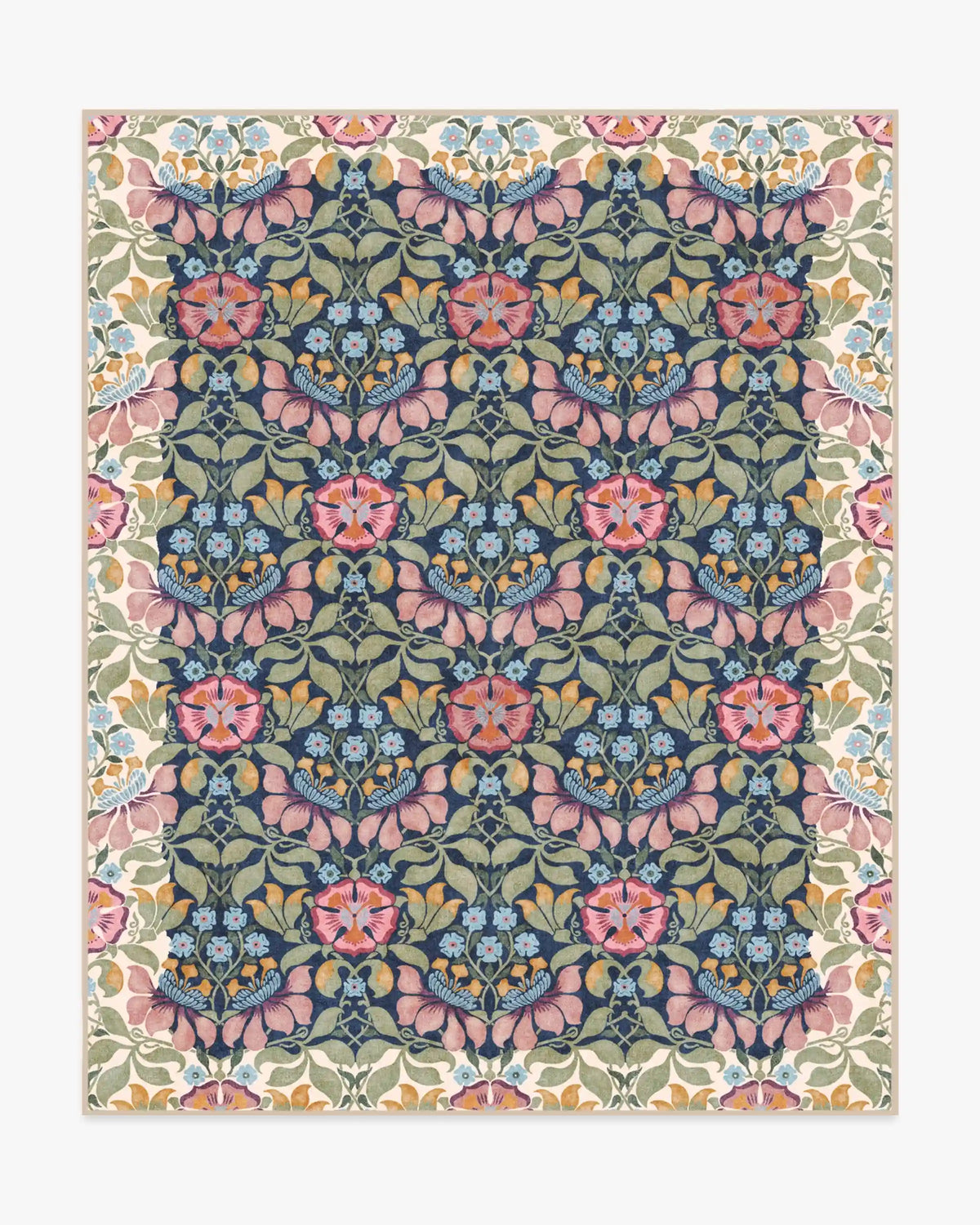 Persephone Midnight & Cream Rug by Liberty