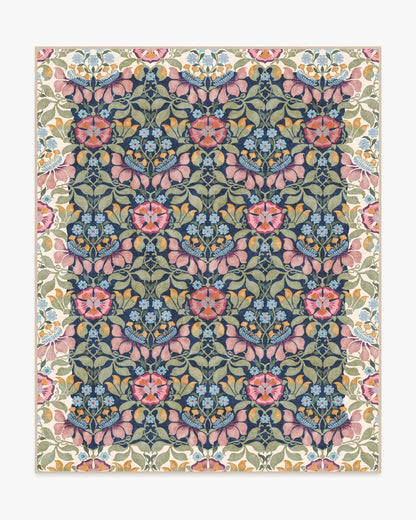 Persephone Midnight & Cream Rug by Liberty