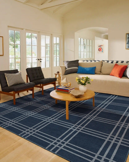 Pierre Navy Rug