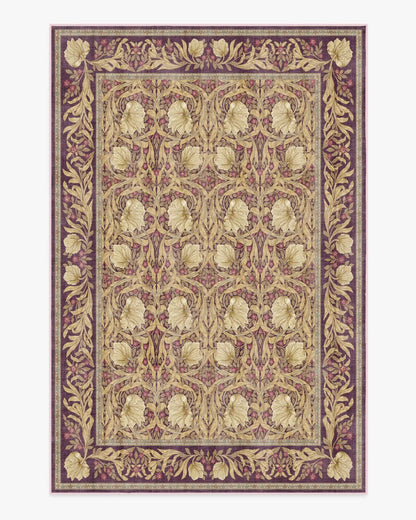 Pimpernel Mauve Rug by Morris & Co.