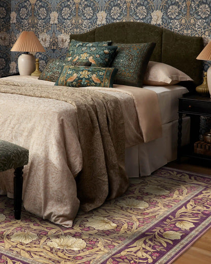 Pimpernel Mauve Rug by Morris & Co.