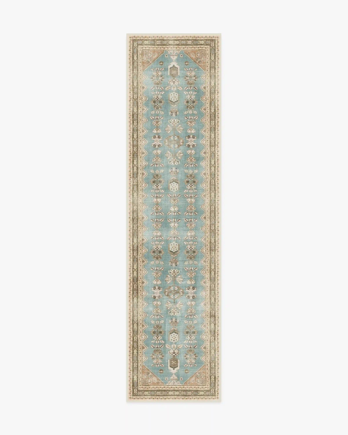 Pradera Blue & Terracotta Rug