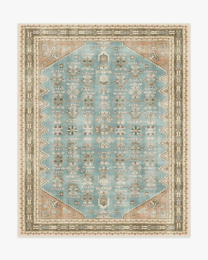 Pradera Blue & Terracotta Rug