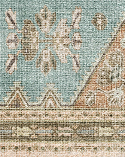Pradera Blue & Terracotta Rug