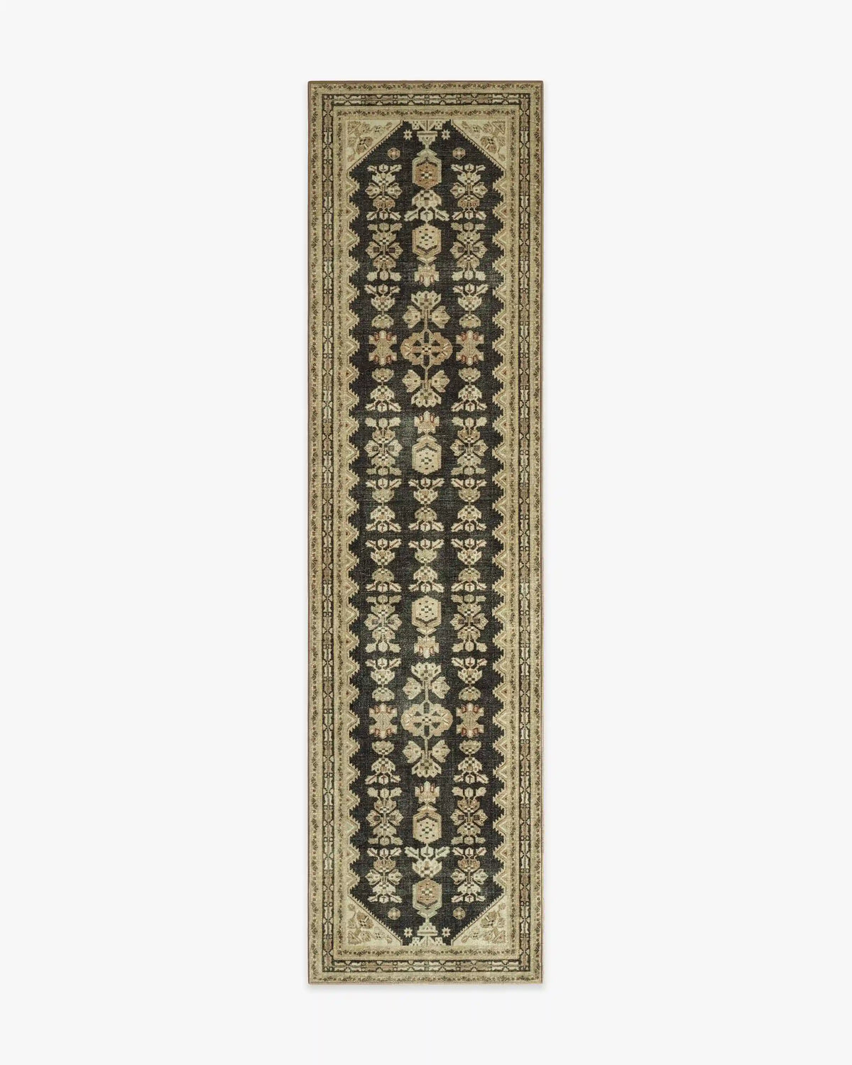 Pradera Tan & Soft Black Rug