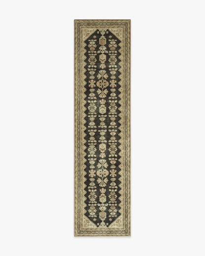 Pradera Tan & Soft Black Rug