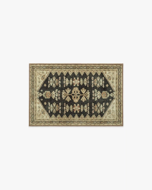 Pradera Tan & Soft Black Rug