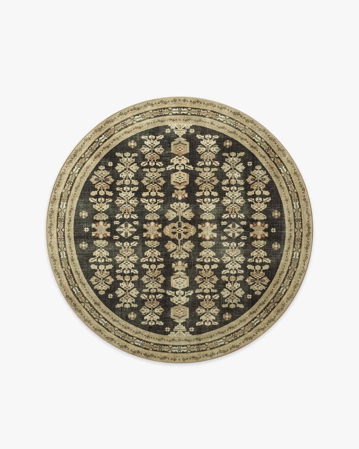Pradera Tan & Soft Black Rug