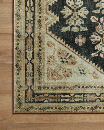 Pradera Tan & Soft Black Rug