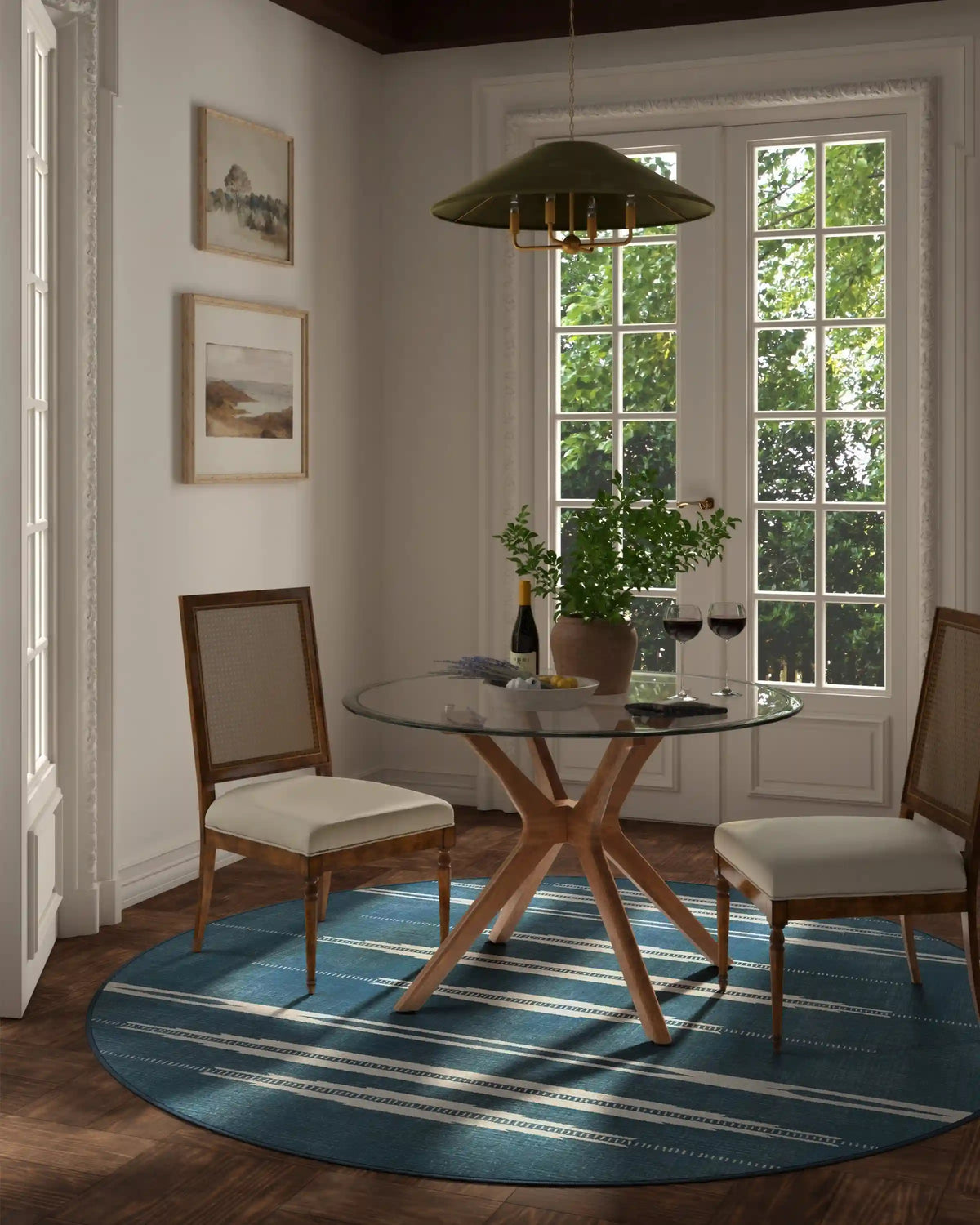 Raye Indigo & Ivory Rug