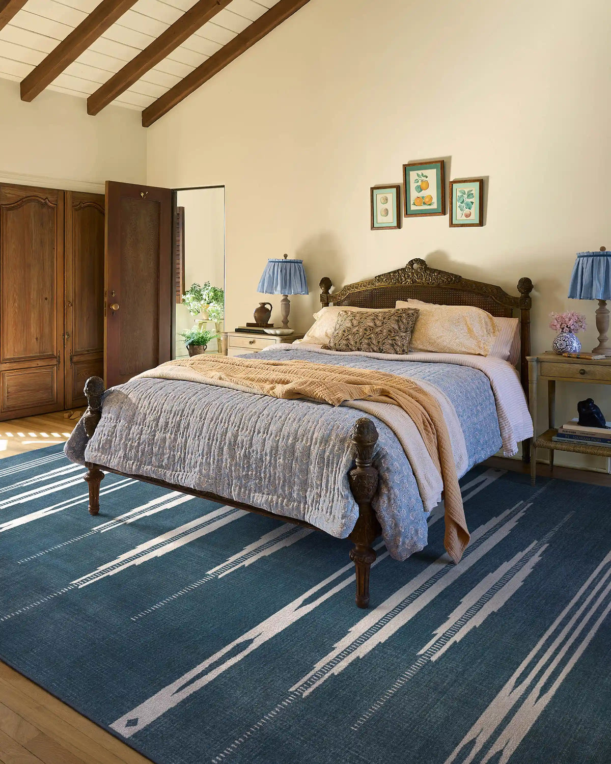 Raye Indigo & Ivory Rug