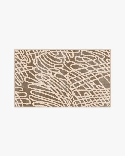 Rica Rope Taupe & Cream Rug by Humberto Leon
