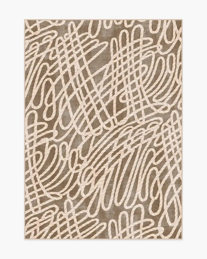 Rica Rope Taupe & Cream Rug by Humberto Leon
