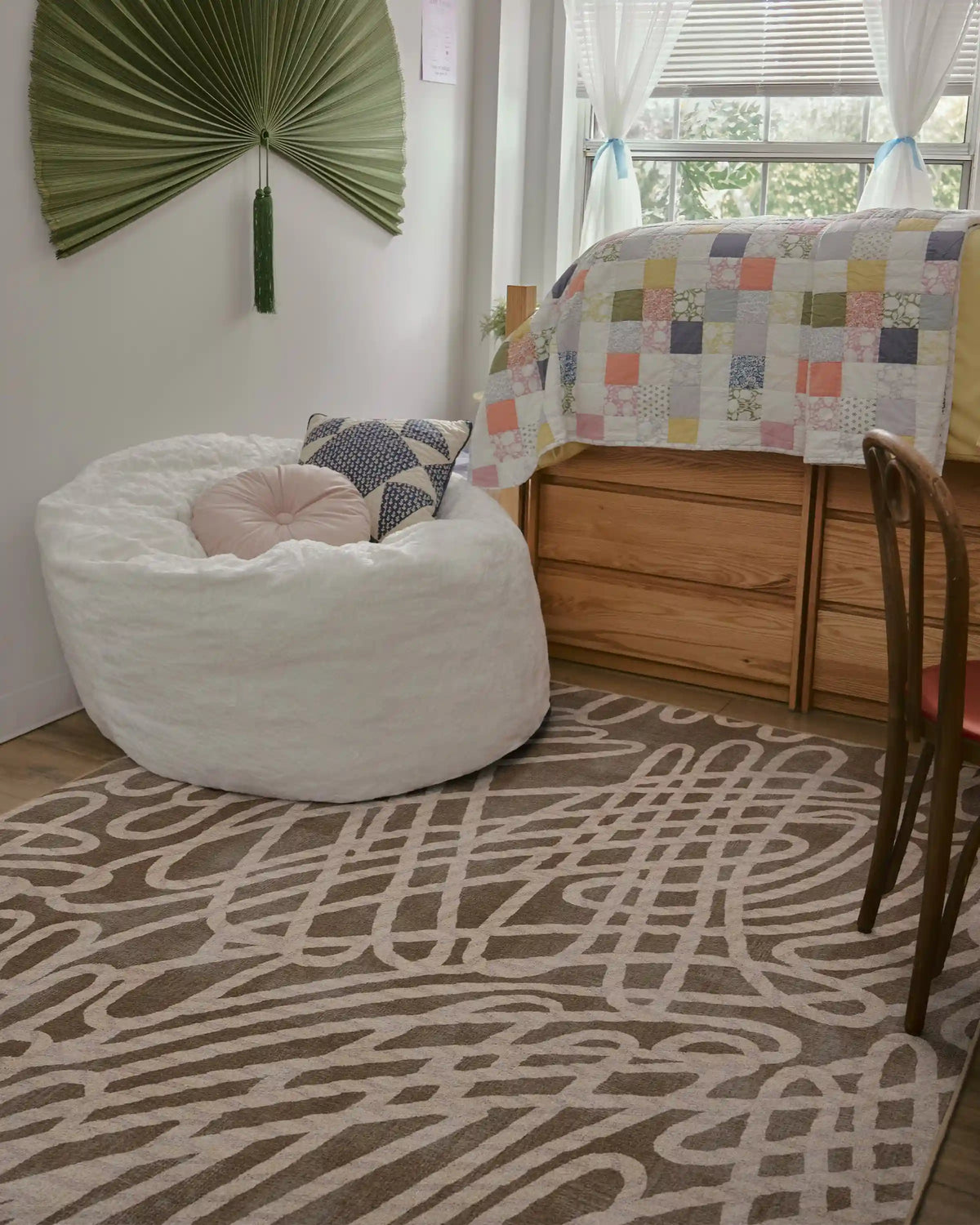 Rica Rope Taupe & Cream Rug by Humberto Leon