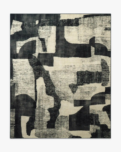 Riven Charcoal & Cream Rug