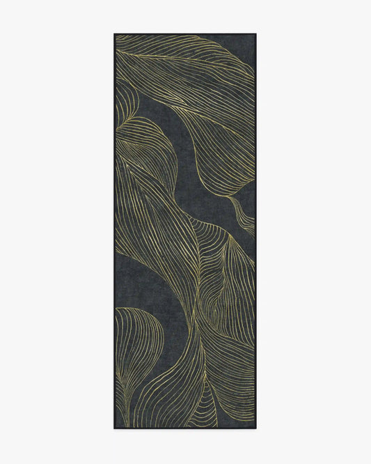 Sana Black & Gold Rug