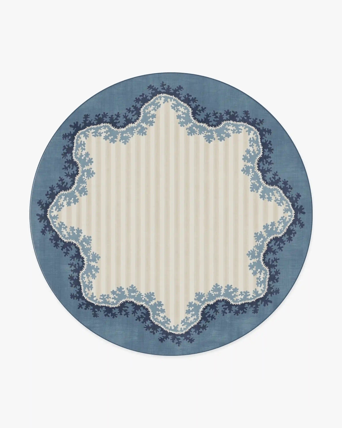 Oxbow Indigo Rug by Sanderson
