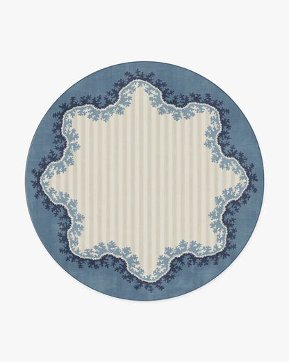 Oxbow Indigo Rug by Sanderson