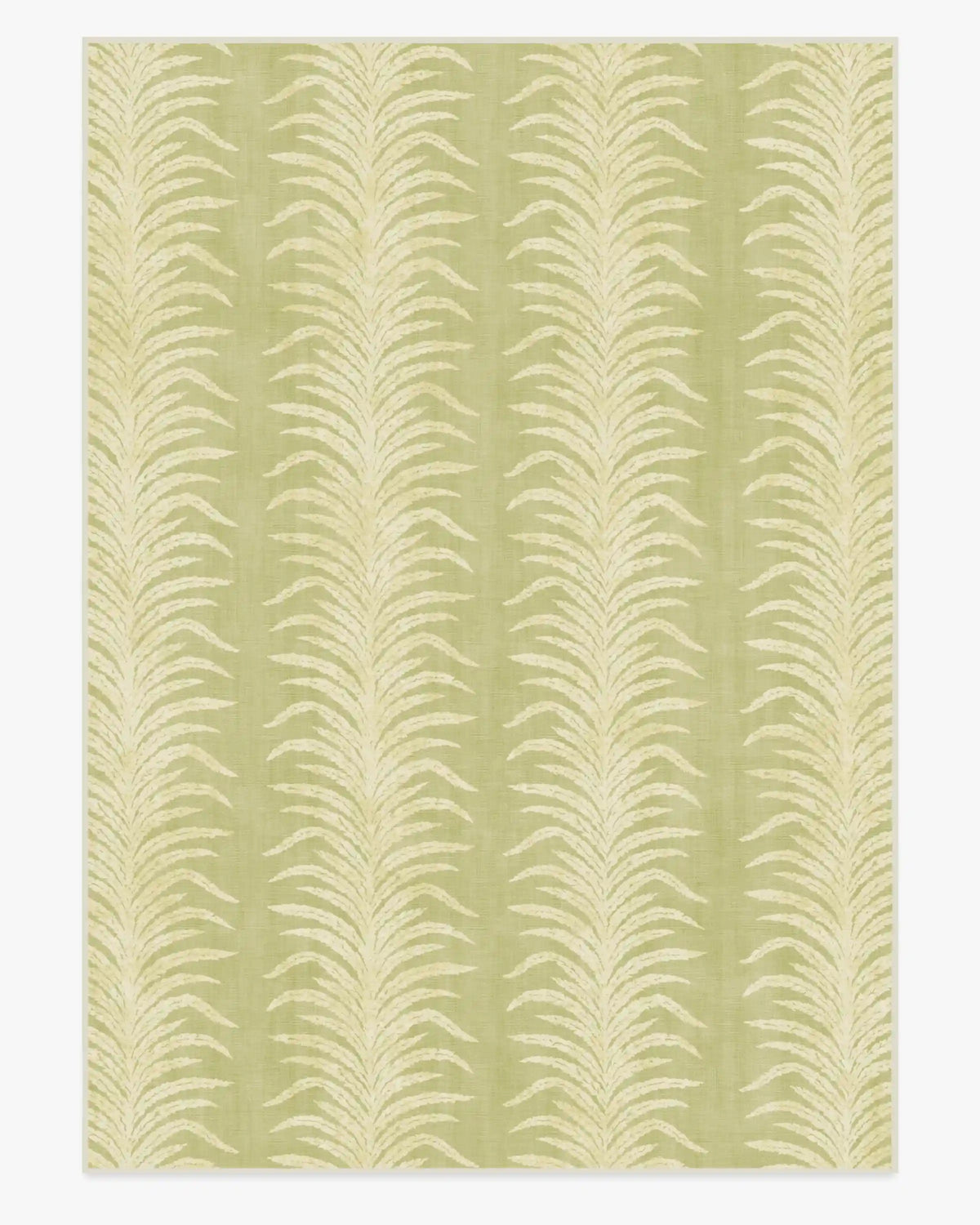 Tree Fern Matcha Green Rug by Sanderson