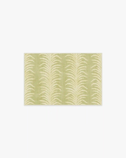 Tree Fern Matcha Green Rug by Sanderson