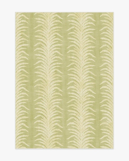 Tree Fern Matcha Green Rug by Sanderson