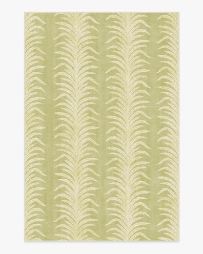 Tree Fern Matcha Green Rug by Sanderson