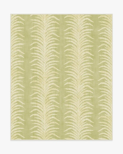 Tree Fern Matcha Green Rug by Sanderson