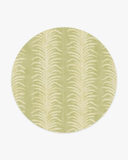 Tree Fern Matcha Green Rug by Sanderson