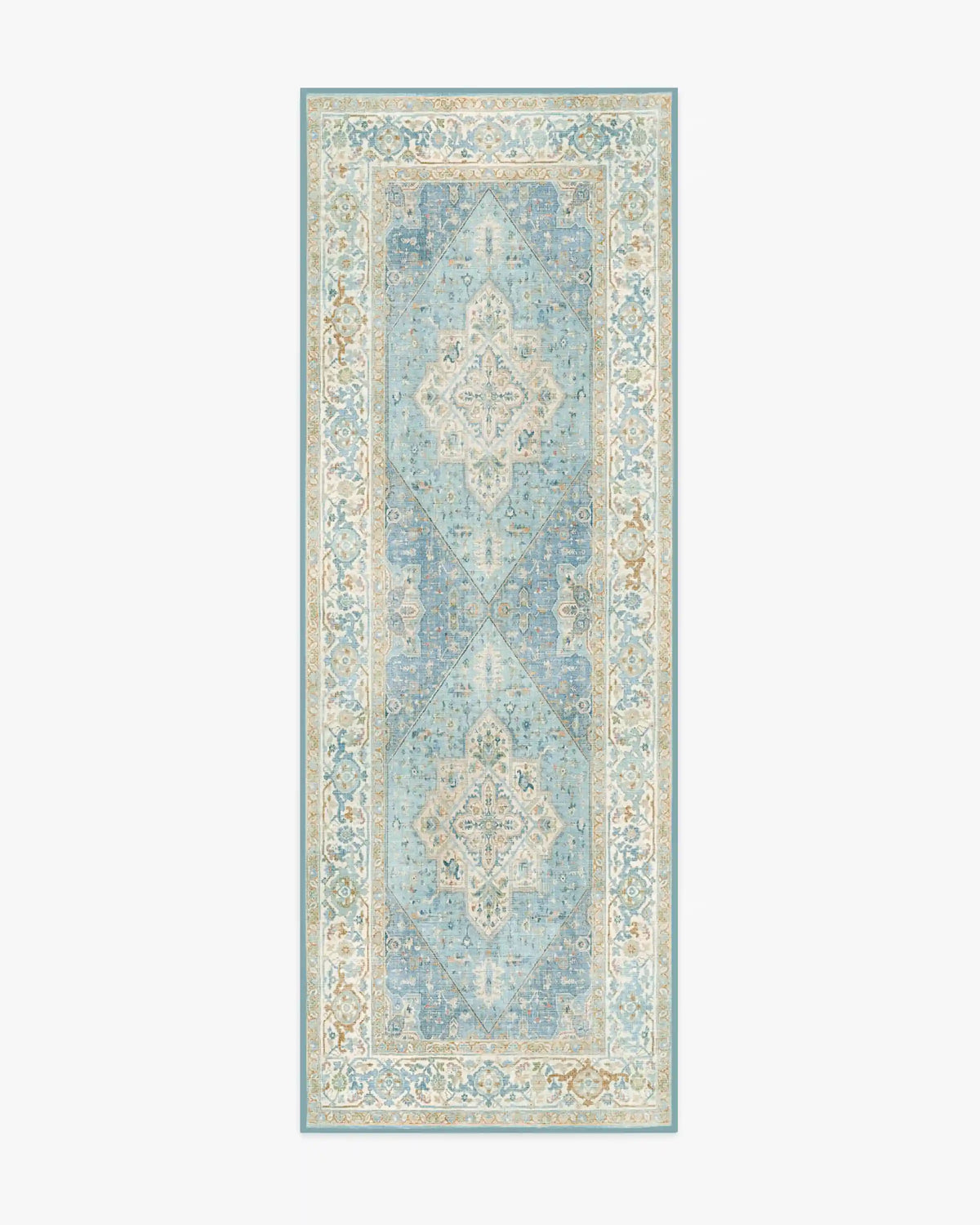 Santiago Blue & Cream Rug