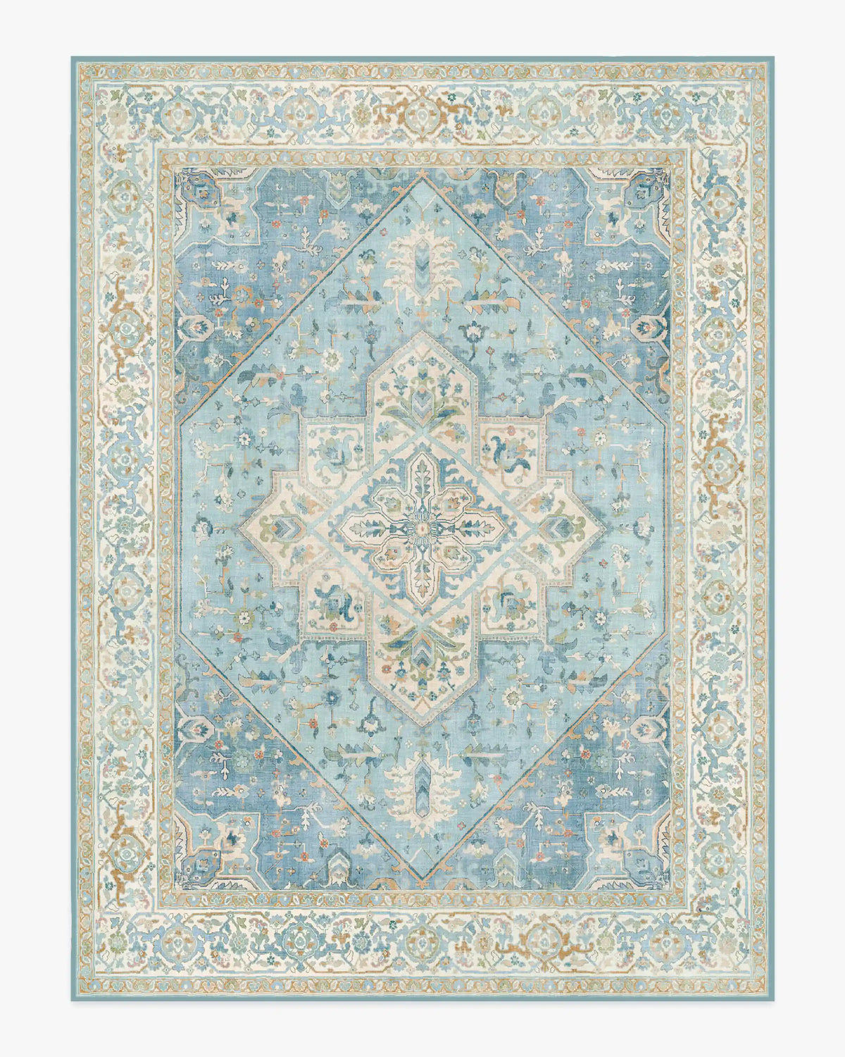 Santiago Blue & Cream Rug
