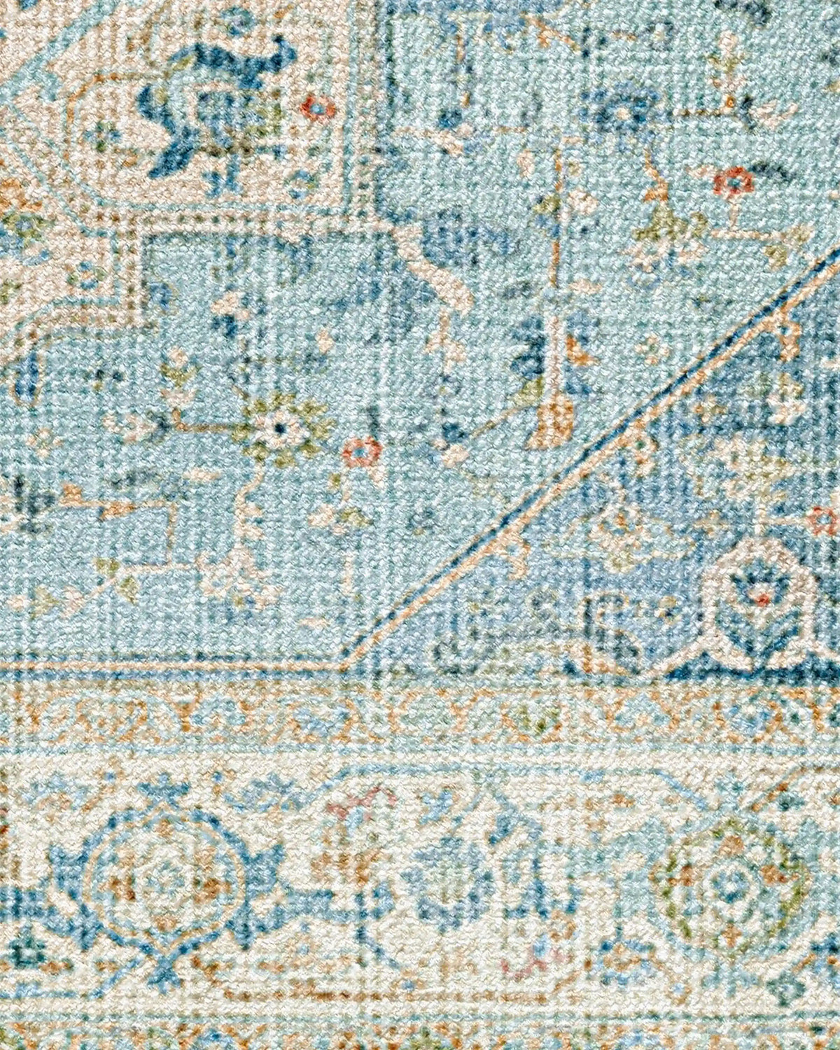 Santiago Blue & Cream Rug