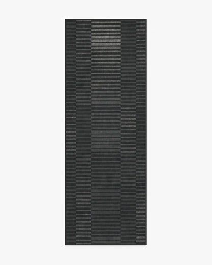 Shadow Stripe Charcoal Rug