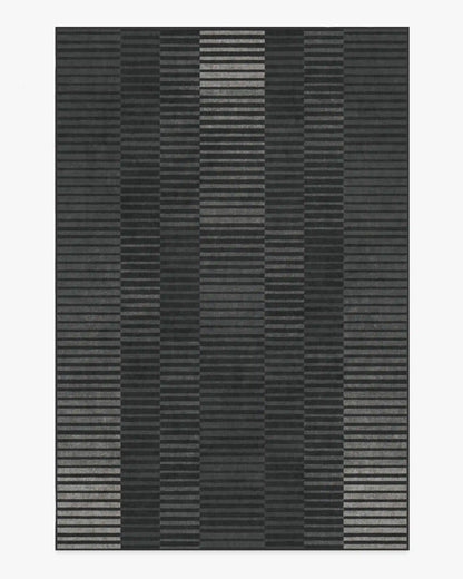 Shadow Stripe Charcoal Rug