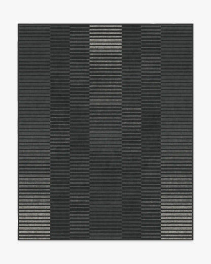 Shadow Stripe Charcoal Rug