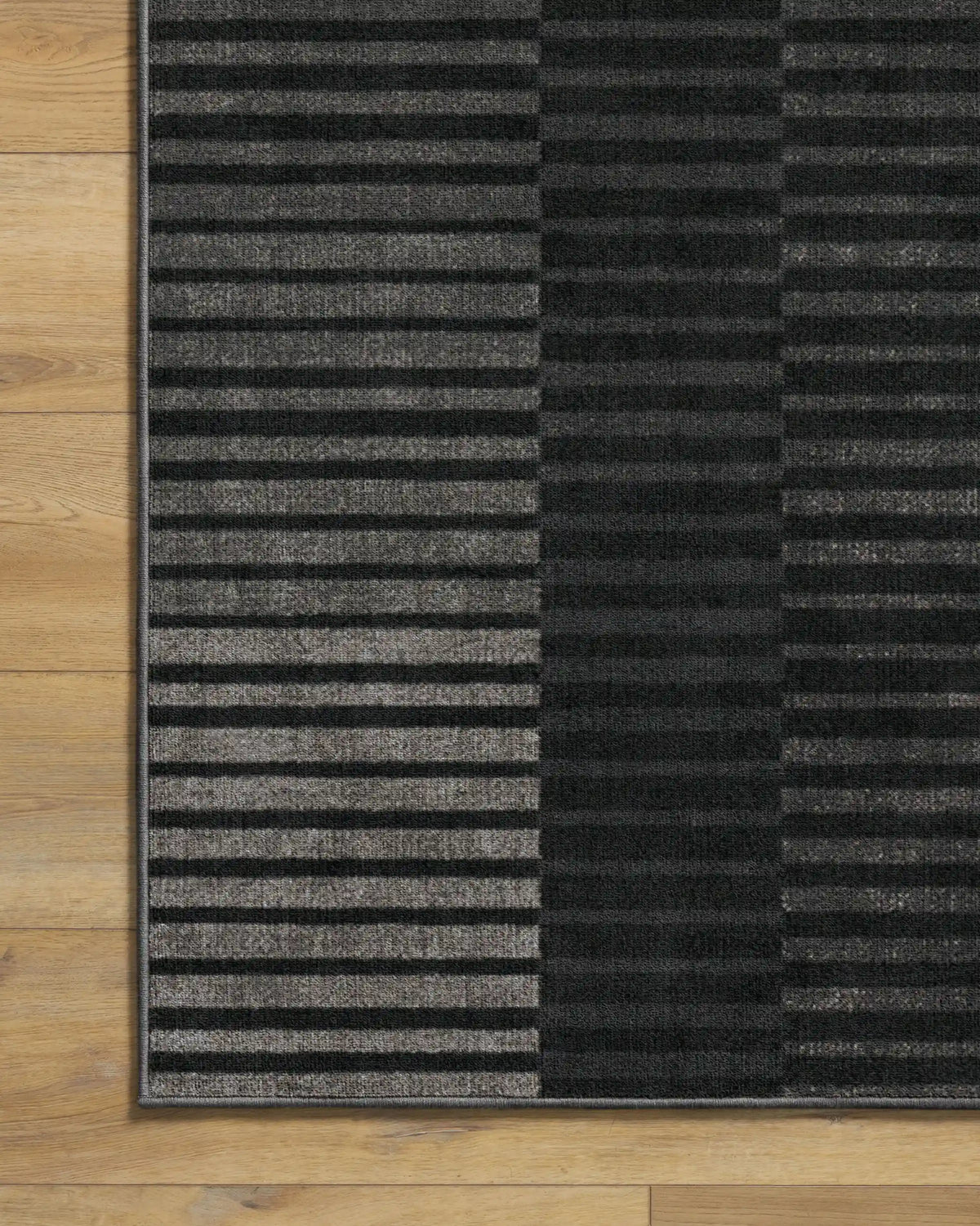 Shadow Stripe Charcoal Rug