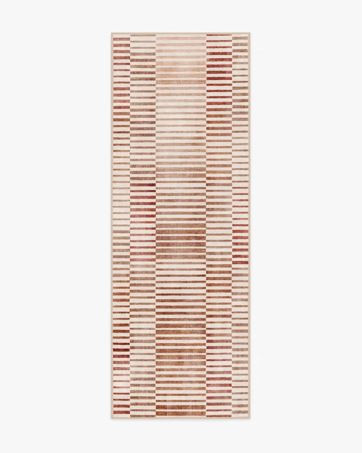 Shadow Stripe Terracotta Rug