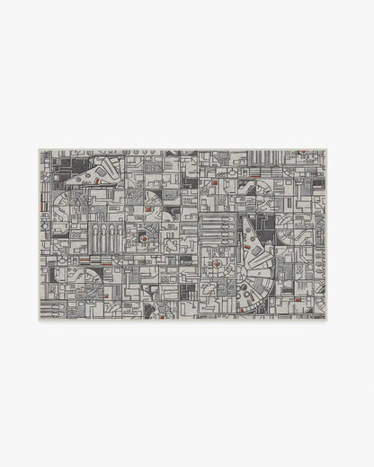 Smugglers Geo Grey Rug