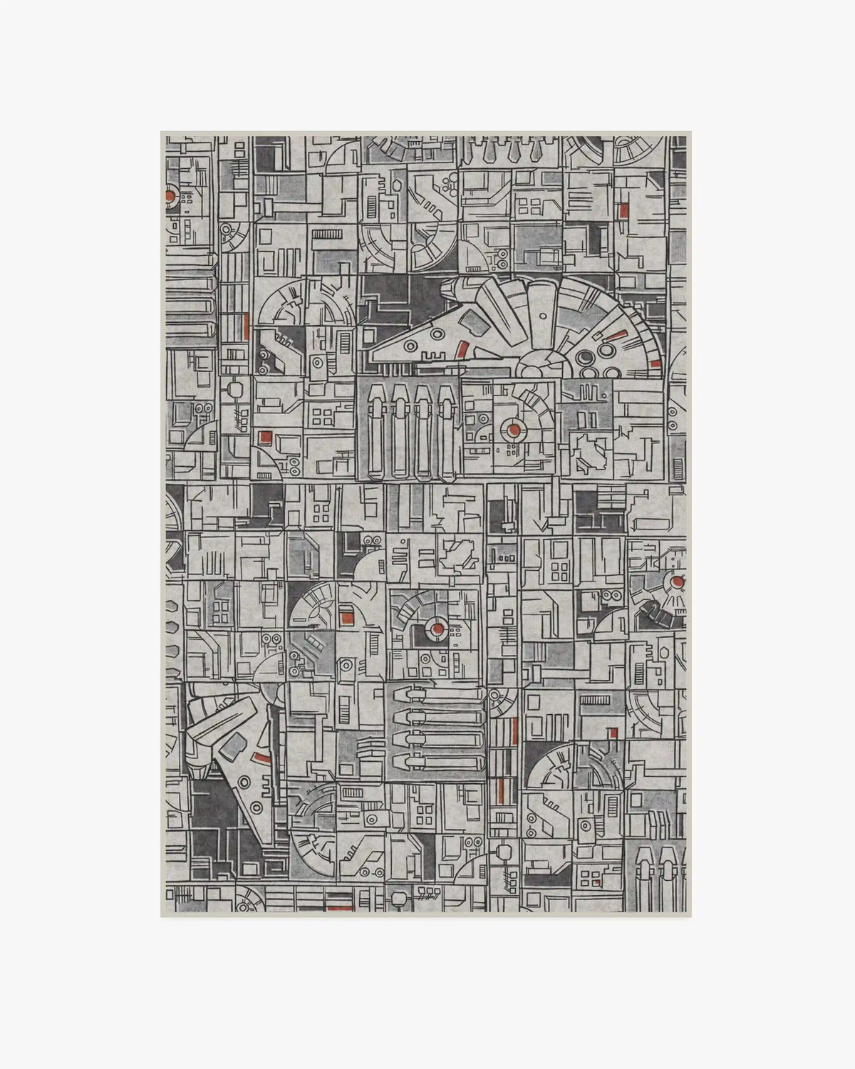 Smugglers Geo Grey Rug