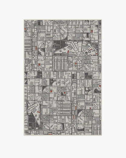 Smugglers Geo Grey Rug