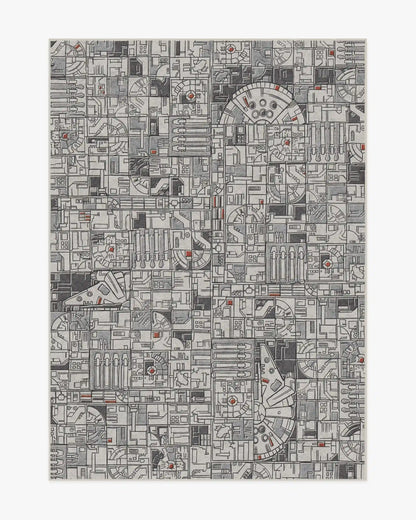 Smugglers Geo Grey Rug