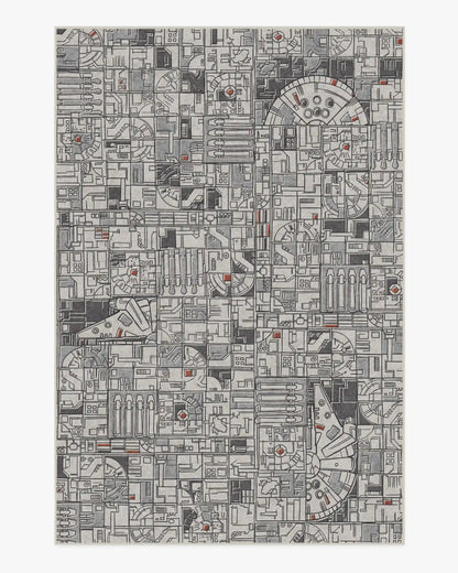 Smugglers Geo Grey Rug