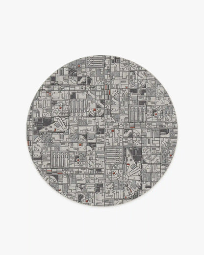 Smugglers Geo Grey Rug