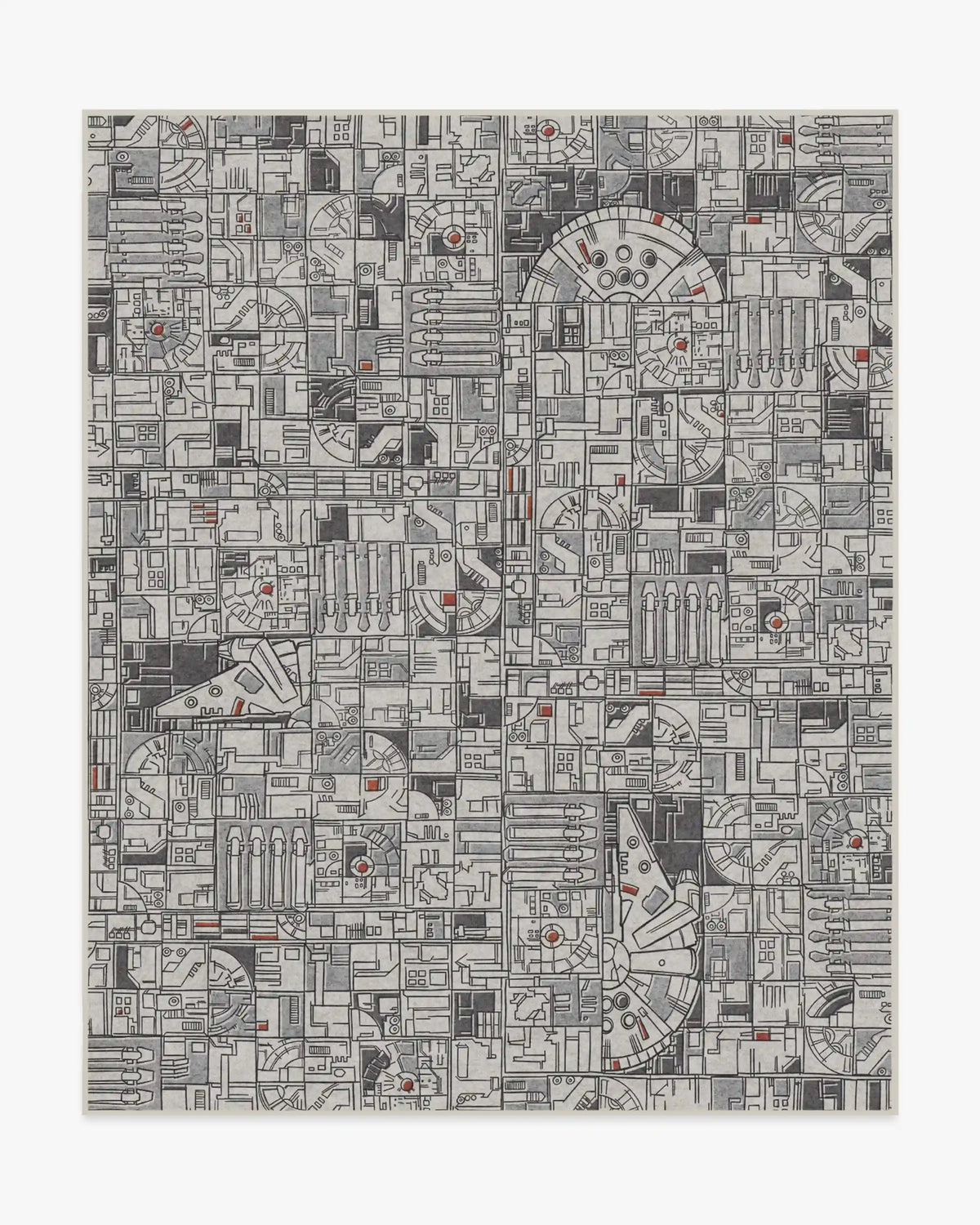 Smugglers Geo Grey Rug