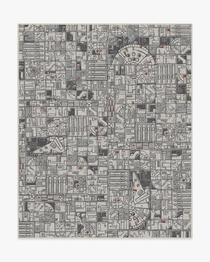 Smugglers Geo Grey Rug
